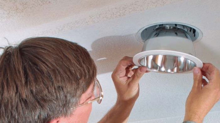 Recessed lights Repairing