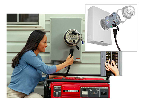 Portable Generator Hook-Ups installation